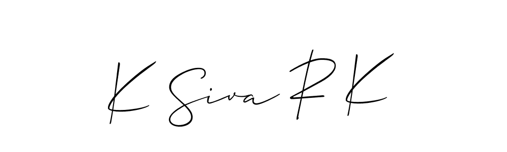 Here are the top 10 professional signature styles for the name K Siva R K. These are the best autograph styles you can use for your name. K Siva R K signature style 2 images and pictures png