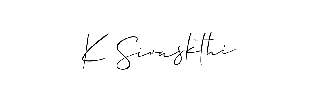How to Draw K Sivaskthi signature style? Allison_Script is a latest design signature styles for name K Sivaskthi. K Sivaskthi signature style 2 images and pictures png