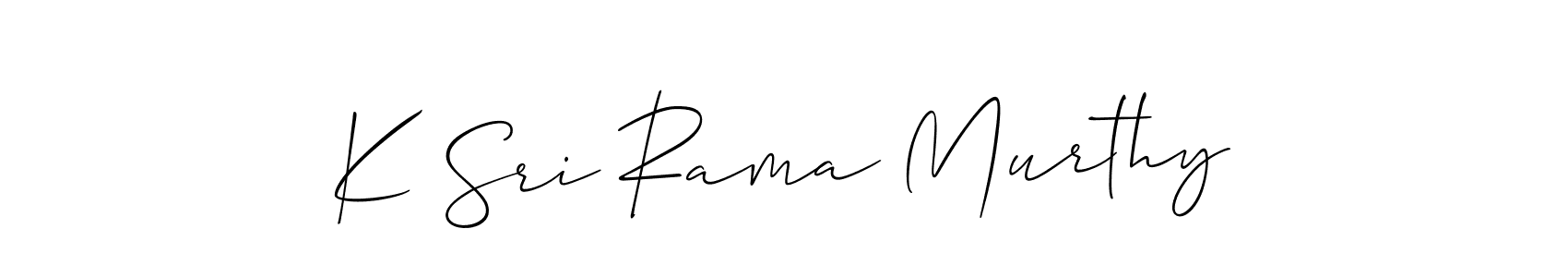 Check out images of Autograph of K Sri Rama Murthy name. Actor K Sri Rama Murthy Signature Style. Allison_Script is a professional sign style online. K Sri Rama Murthy signature style 2 images and pictures png