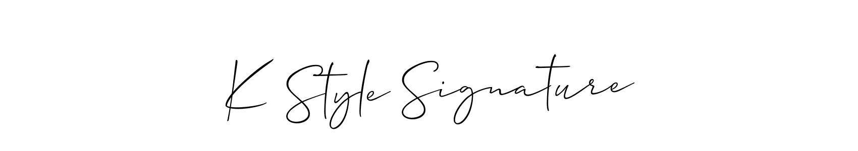 Here are the top 10 professional signature styles for the name K Style Signature. These are the best autograph styles you can use for your name. K Style Signature signature style 2 images and pictures png