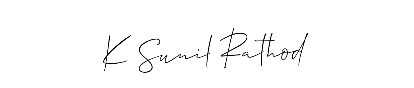Here are the top 10 professional signature styles for the name K Sunil Rathod. These are the best autograph styles you can use for your name. K Sunil Rathod signature style 2 images and pictures png