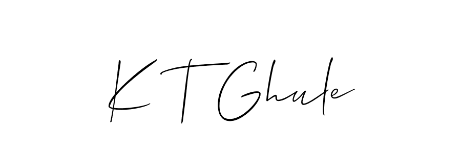 You can use this online signature creator to create a handwritten signature for the name K T Ghule. This is the best online autograph maker. K T Ghule signature style 2 images and pictures png