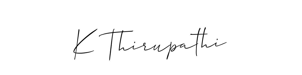 See photos of K Thirupathi official signature by Spectra . Check more albums & portfolios. Read reviews & check more about Allison_Script font. K Thirupathi signature style 2 images and pictures png