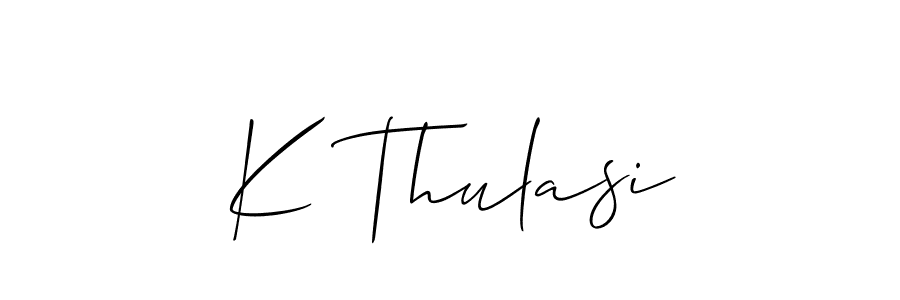 Once you've used our free online signature maker to create your best signature Allison_Script style, it's time to enjoy all of the benefits that K Thulasi name signing documents. K Thulasi signature style 2 images and pictures png