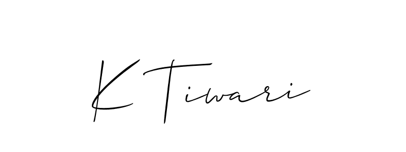 Once you've used our free online signature maker to create your best signature Allison_Script style, it's time to enjoy all of the benefits that K Tiwari name signing documents. K Tiwari signature style 2 images and pictures png