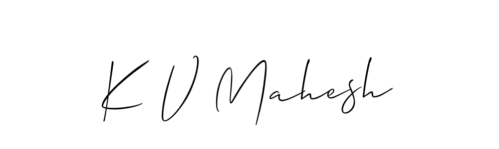 You can use this online signature creator to create a handwritten signature for the name K V Mahesh. This is the best online autograph maker. K V Mahesh signature style 2 images and pictures png