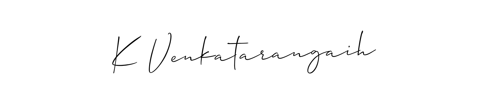 Once you've used our free online signature maker to create your best signature Allison_Script style, it's time to enjoy all of the benefits that K Venkatarangaih name signing documents. K Venkatarangaih signature style 2 images and pictures png