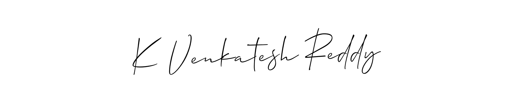 Similarly Allison_Script is the best handwritten signature design. Signature creator online .You can use it as an online autograph creator for name K Venkatesh Reddy. K Venkatesh Reddy signature style 2 images and pictures png