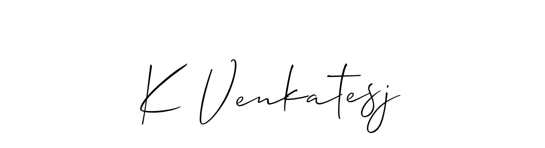 How to Draw K Venkatesj signature style? Allison_Script is a latest design signature styles for name K Venkatesj. K Venkatesj signature style 2 images and pictures png