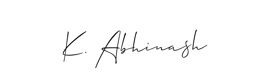 Here are the top 10 professional signature styles for the name K. Abhinash. These are the best autograph styles you can use for your name. K. Abhinash signature style 2 images and pictures png