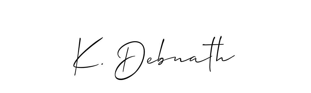 Make a beautiful signature design for name K. Debnath. Use this online signature maker to create a handwritten signature for free. K. Debnath signature style 2 images and pictures png