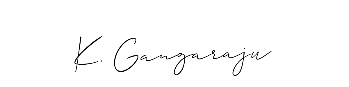 You can use this online signature creator to create a handwritten signature for the name K. Gangaraju. This is the best online autograph maker. K. Gangaraju signature style 2 images and pictures png