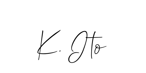 Once you've used our free online signature maker to create your best signature Allison_Script style, it's time to enjoy all of the benefits that K. Ito name signing documents. K. Ito signature style 2 images and pictures png
