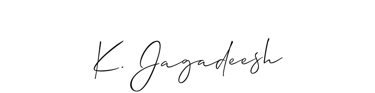 You can use this online signature creator to create a handwritten signature for the name K. Jagadeesh. This is the best online autograph maker. K. Jagadeesh signature style 2 images and pictures png