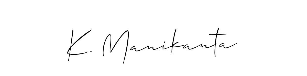 K. Manikanta stylish signature style. Best Handwritten Sign (Allison_Script) for my name. Handwritten Signature Collection Ideas for my name K. Manikanta. K. Manikanta signature style 2 images and pictures png