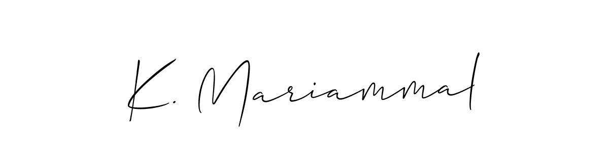Here are the top 10 professional signature styles for the name K. Mariammal. These are the best autograph styles you can use for your name. K. Mariammal signature style 2 images and pictures png