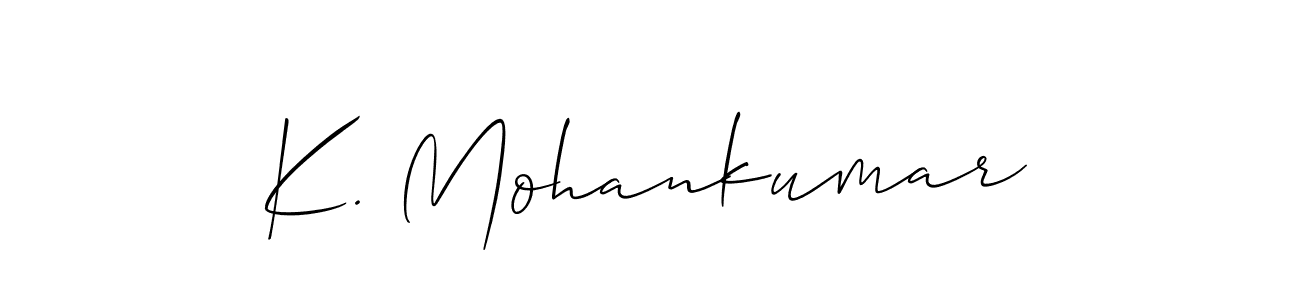 Make a beautiful signature design for name K. Mohankumar. Use this online signature maker to create a handwritten signature for free. K. Mohankumar signature style 2 images and pictures png