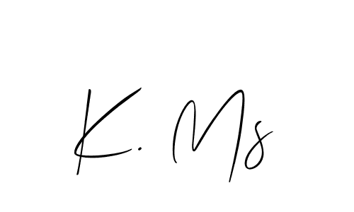 Similarly Allison_Script is the best handwritten signature design. Signature creator online .You can use it as an online autograph creator for name K. Ms. K. Ms signature style 2 images and pictures png