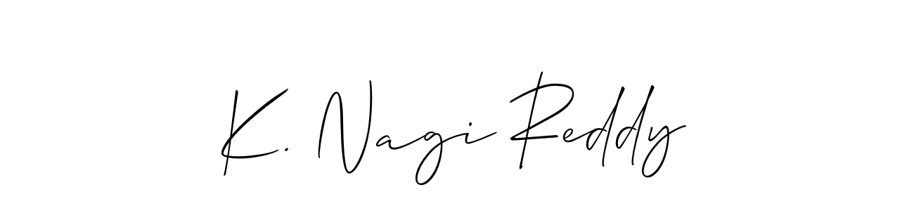 You can use this online signature creator to create a handwritten signature for the name K. Nagi Reddy. This is the best online autograph maker. K. Nagi Reddy signature style 2 images and pictures png