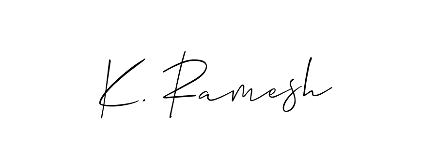 You can use this online signature creator to create a handwritten signature for the name K. Ramesh. This is the best online autograph maker. K. Ramesh signature style 2 images and pictures png