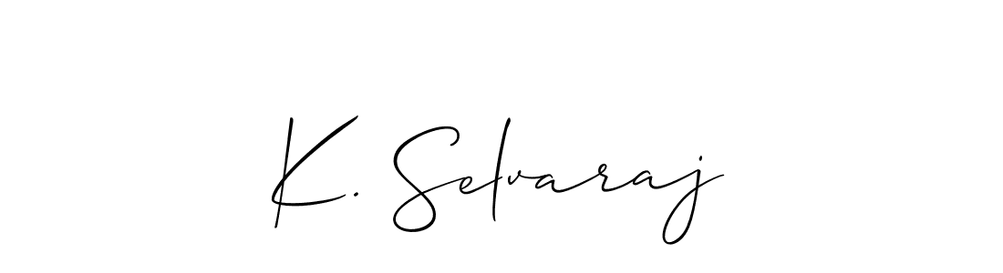 See photos of K. Selvaraj official signature by Spectra . Check more albums & portfolios. Read reviews & check more about Allison_Script font. K. Selvaraj signature style 2 images and pictures png