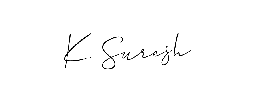 Make a beautiful signature design for name K. Suresh. Use this online signature maker to create a handwritten signature for free. K. Suresh signature style 2 images and pictures png