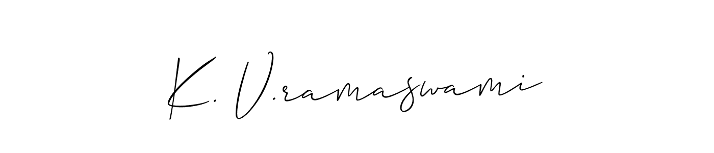 You can use this online signature creator to create a handwritten signature for the name K. V.ramaswami. This is the best online autograph maker. K. V.ramaswami signature style 2 images and pictures png