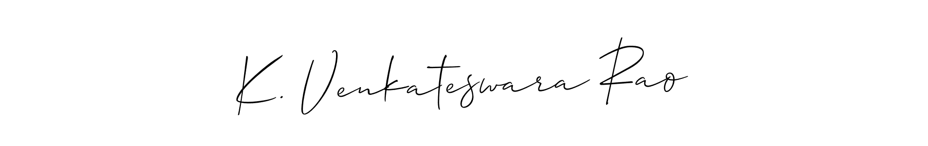 K. Venkateswara Rao stylish signature style. Best Handwritten Sign (Allison_Script) for my name. Handwritten Signature Collection Ideas for my name K. Venkateswara Rao. K. Venkateswara Rao signature style 2 images and pictures png