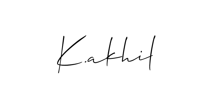 See photos of K.akhil official signature by Spectra . Check more albums & portfolios. Read reviews & check more about Allison_Script font. K.akhil signature style 2 images and pictures png