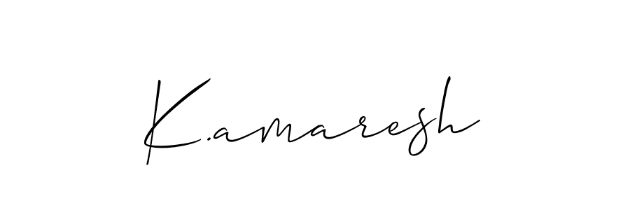 Make a beautiful signature design for name K.amaresh. Use this online signature maker to create a handwritten signature for free. K.amaresh signature style 2 images and pictures png