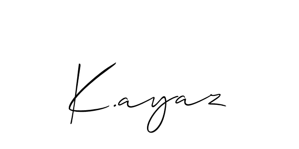 Check out images of Autograph of K.ayaz name. Actor K.ayaz Signature Style. Allison_Script is a professional sign style online. K.ayaz signature style 2 images and pictures png