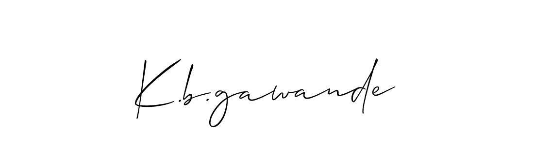 You can use this online signature creator to create a handwritten signature for the name K.b.gawande. This is the best online autograph maker. K.b.gawande signature style 2 images and pictures png