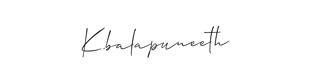 See photos of K.balapuneeth official signature by Spectra . Check more albums & portfolios. Read reviews & check more about Allison_Script font. K.balapuneeth signature style 2 images and pictures png