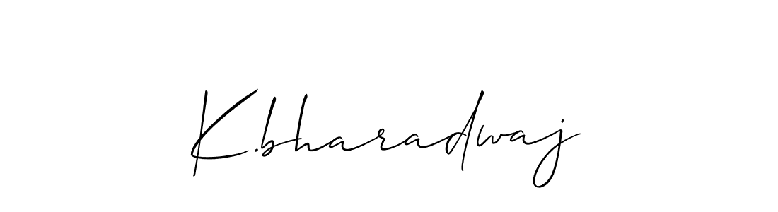 if you are searching for the best signature style for your name K.bharadwaj. so please give up your signature search. here we have designed multiple signature styles  using Allison_Script. K.bharadwaj signature style 2 images and pictures png