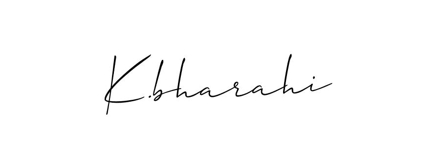 This is the best signature style for the K.bharahi name. Also you like these signature font (Allison_Script). Mix name signature. K.bharahi signature style 2 images and pictures png