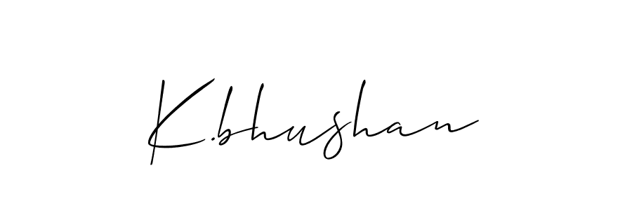 Make a short K.bhushan signature style. Manage your documents anywhere anytime using Allison_Script. Create and add eSignatures, submit forms, share and send files easily. K.bhushan signature style 2 images and pictures png