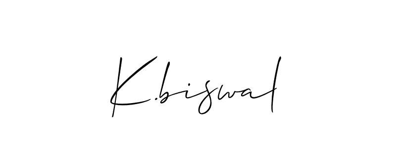 Make a beautiful signature design for name K.biswal. Use this online signature maker to create a handwritten signature for free. K.biswal signature style 2 images and pictures png