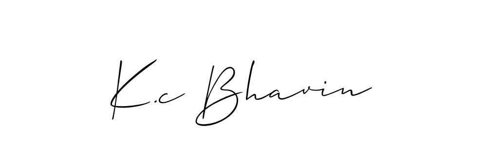 It looks lik you need a new signature style for name K.c Bhavin. Design unique handwritten (Allison_Script) signature with our free signature maker in just a few clicks. K.c Bhavin signature style 2 images and pictures png