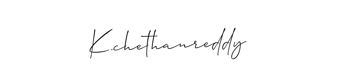 K.chethanreddy stylish signature style. Best Handwritten Sign (Allison_Script) for my name. Handwritten Signature Collection Ideas for my name K.chethanreddy. K.chethanreddy signature style 2 images and pictures png