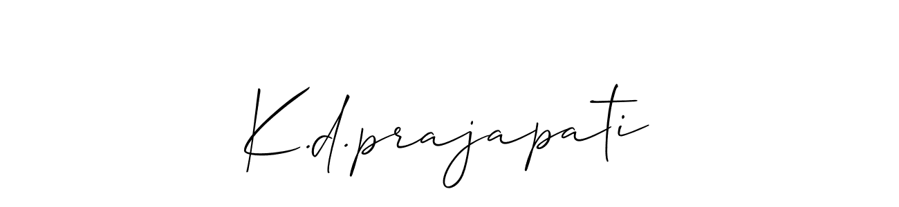 Make a beautiful signature design for name K.d.prajapati. Use this online signature maker to create a handwritten signature for free. K.d.prajapati signature style 2 images and pictures png