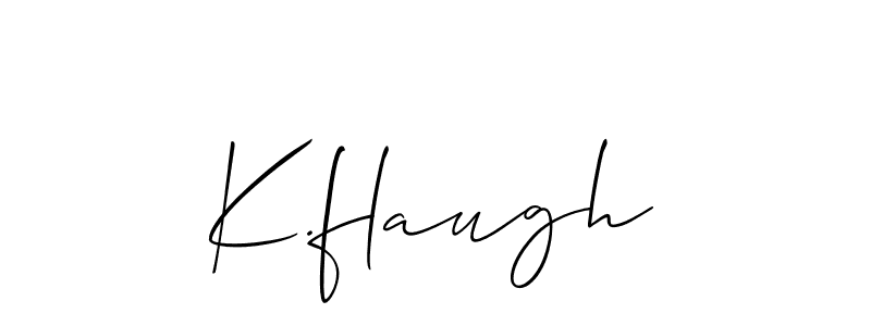 How to Draw K.flaugh signature style? Allison_Script is a latest design signature styles for name K.flaugh. K.flaugh signature style 2 images and pictures png