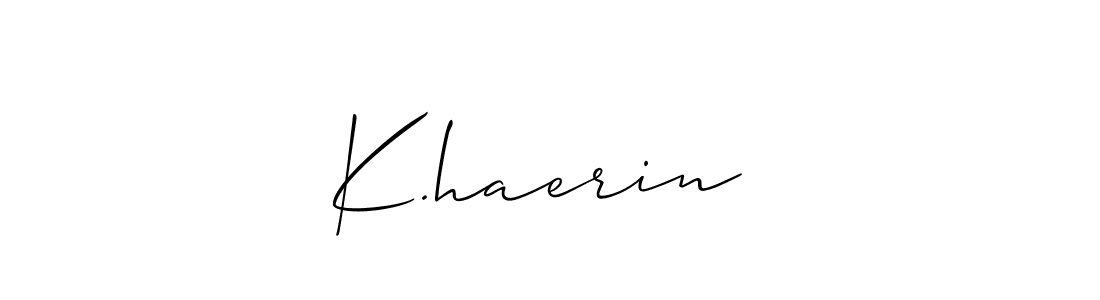 See photos of K.haerin♡ official signature by Spectra . Check more albums & portfolios. Read reviews & check more about Allison_Script font. K.haerin♡ signature style 2 images and pictures png