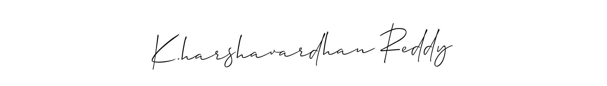 Also You can easily find your signature by using the search form. We will create K.harshavardhan Reddy name handwritten signature images for you free of cost using Allison_Script sign style. K.harshavardhan Reddy signature style 2 images and pictures png