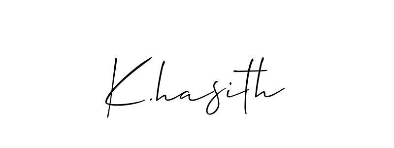 You can use this online signature creator to create a handwritten signature for the name K.hasith. This is the best online autograph maker. K.hasith signature style 2 images and pictures png