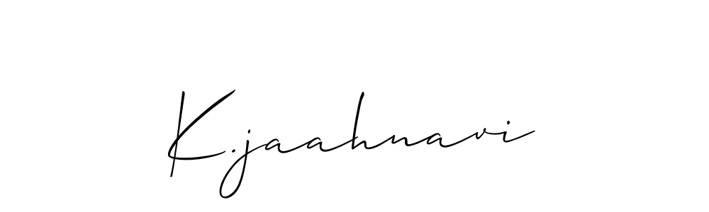 Once you've used our free online signature maker to create your best signature Allison_Script style, it's time to enjoy all of the benefits that K.jaahnavi name signing documents. K.jaahnavi signature style 2 images and pictures png