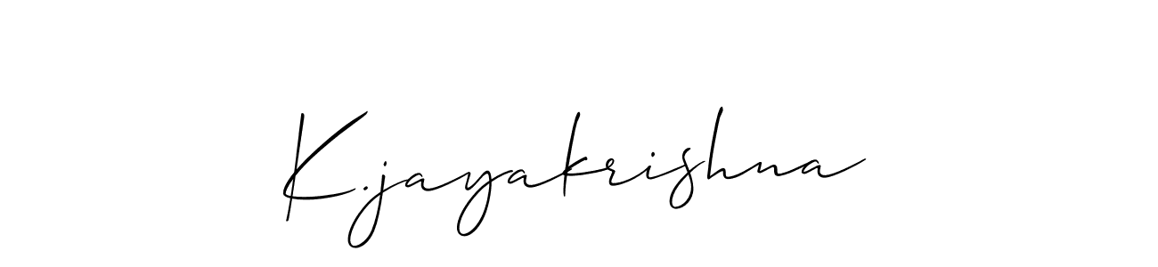 Once you've used our free online signature maker to create your best signature Allison_Script style, it's time to enjoy all of the benefits that K.jayakrishna name signing documents. K.jayakrishna signature style 2 images and pictures png