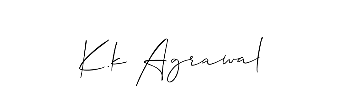 K.k Agrawal stylish signature style. Best Handwritten Sign (Allison_Script) for my name. Handwritten Signature Collection Ideas for my name K.k Agrawal. K.k Agrawal signature style 2 images and pictures png