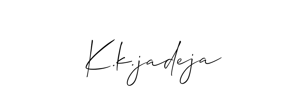 Once you've used our free online signature maker to create your best signature Allison_Script style, it's time to enjoy all of the benefits that K.k.jadeja name signing documents. K.k.jadeja signature style 2 images and pictures png