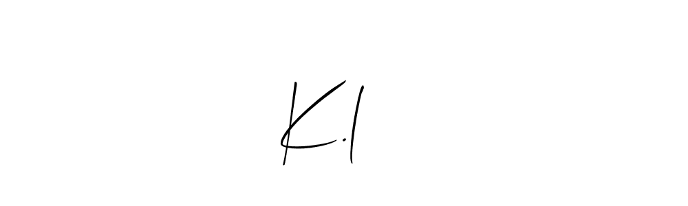 Here are the top 10 professional signature styles for the name K.l ❤️. These are the best autograph styles you can use for your name. K.l ❤️ signature style 2 images and pictures png