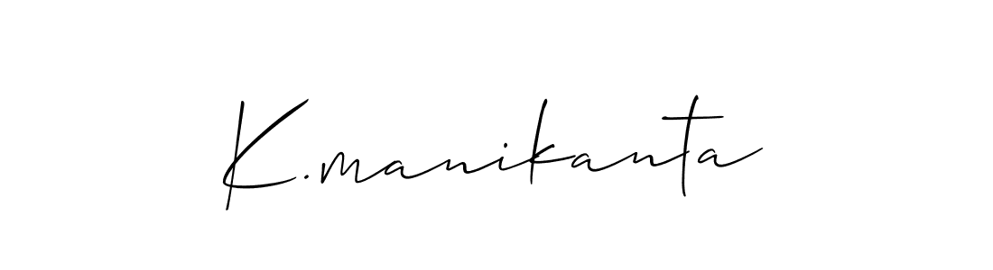 You should practise on your own different ways (Allison_Script) to write your name (K.manikanta) in signature. don't let someone else do it for you. K.manikanta signature style 2 images and pictures png